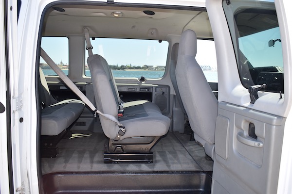 Ford Transit Van - 15 Passenger Van Interior Seating