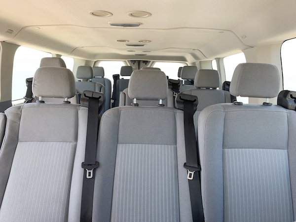 Ford Transit Van - 15 Passenger Van Interior Seating