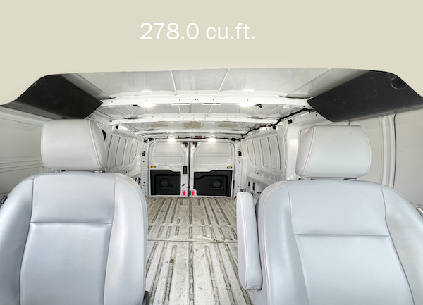 Cargo Van Rental Interior