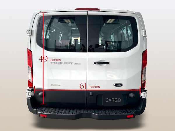 Cargo Van Rental Rear